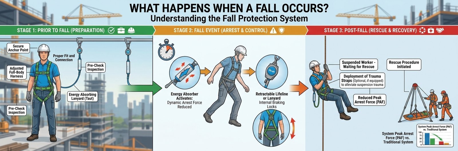What Happens When a Fall Occurs? Understanding the Fall Protection System