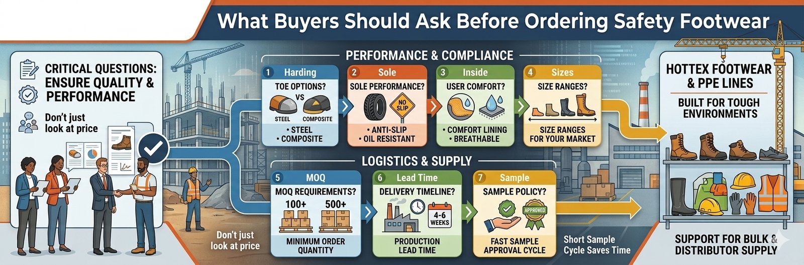 What Buyers Should Ask Before Ordering Safety Footwear