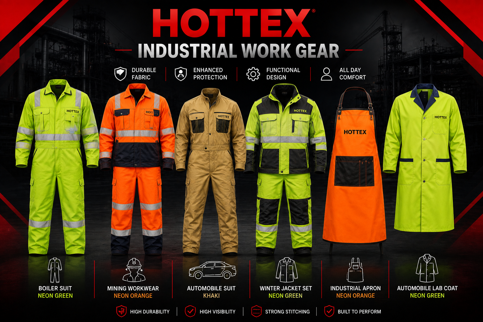 HOTTEX Industrial Work Gears