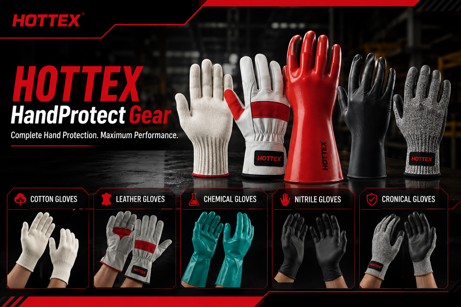 HOTTEX Hand Protect Gears