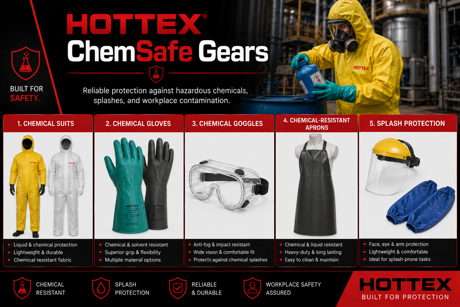 HOTTEX Chem Safe Gears