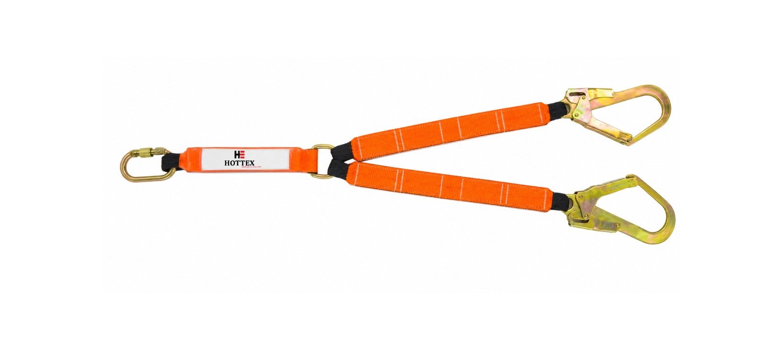 Forked Lanyards With Energy Absorber